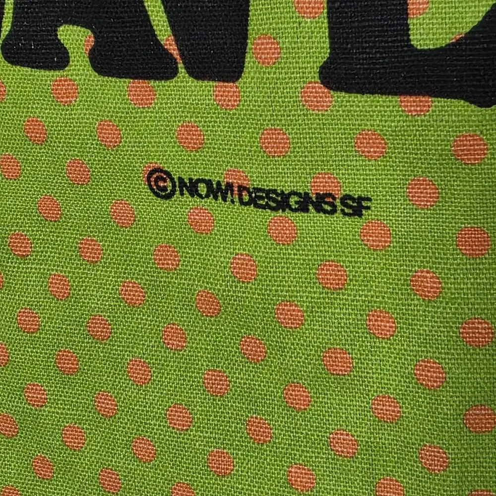 VTG My Kitchen Love It Or Leave It Apron Retro Pop Art Bold 70s Typography